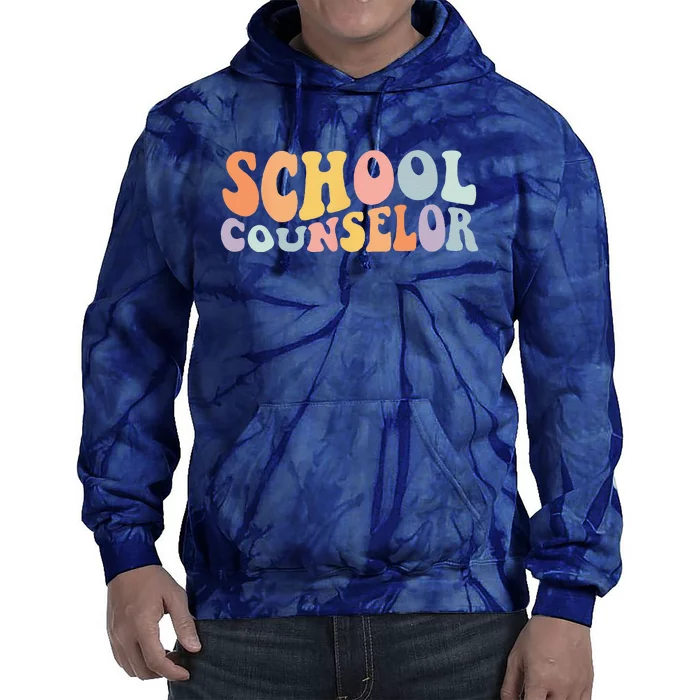 Back To School School Guidance Counselor Teacher Student Tie Dye Hoodie