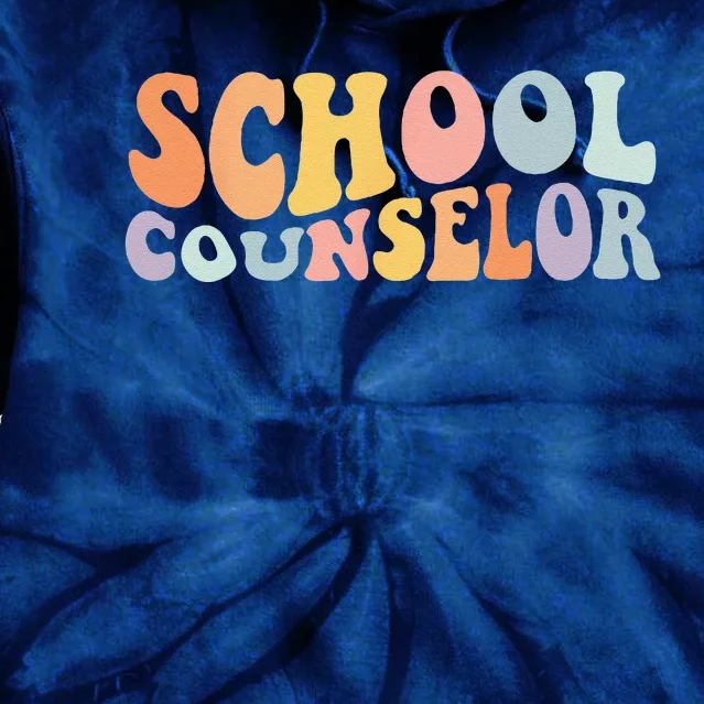 Back To School School Guidance Counselor Teacher Student Tie Dye Hoodie