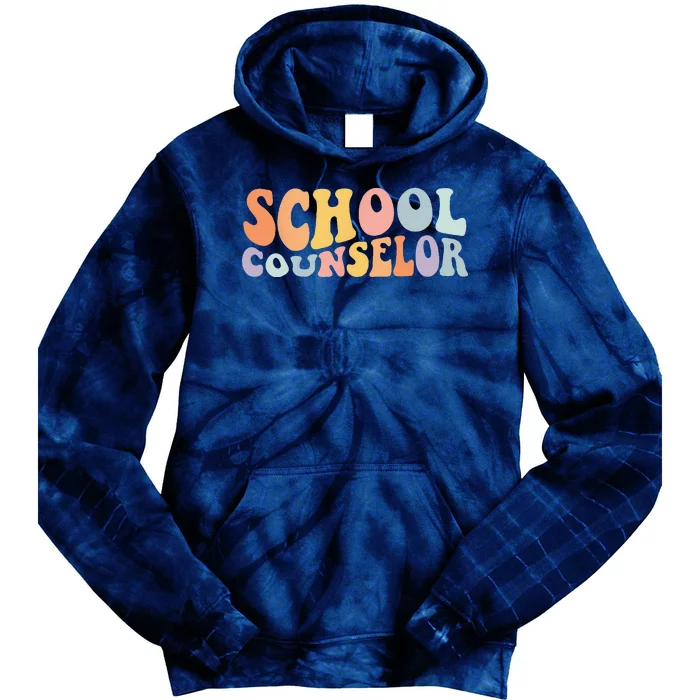 Back To School School Guidance Counselor Teacher Student Tie Dye Hoodie