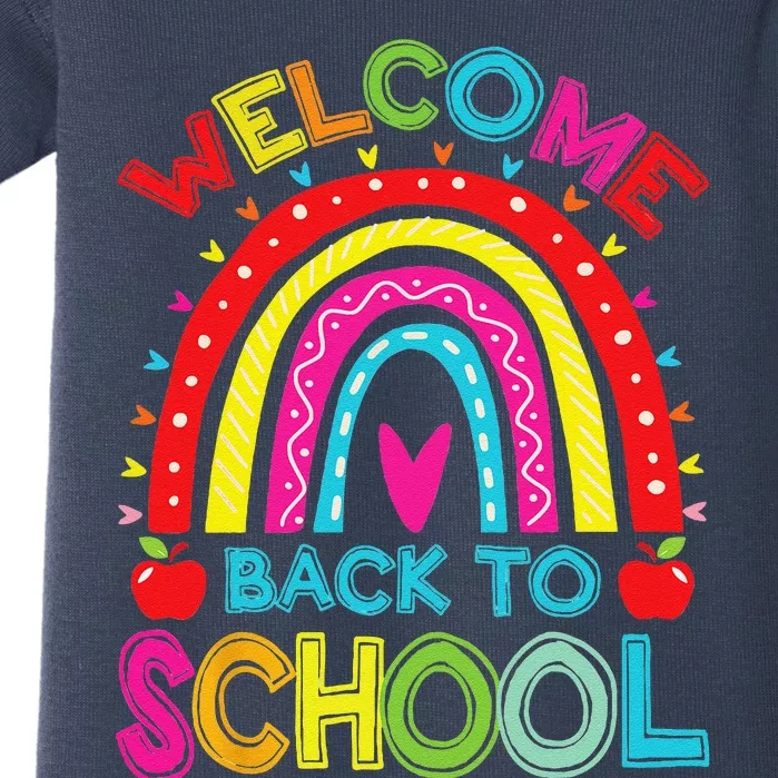 Back To School Teacher Students First Day Of School Baby Bodysuit