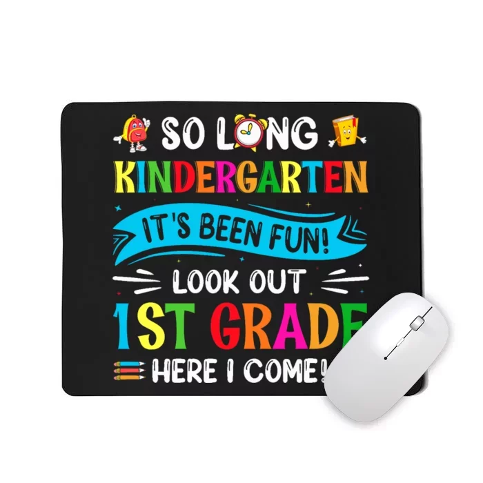 Back to School Boy First Day ofKindergarten 1st Grade Come Mousepad