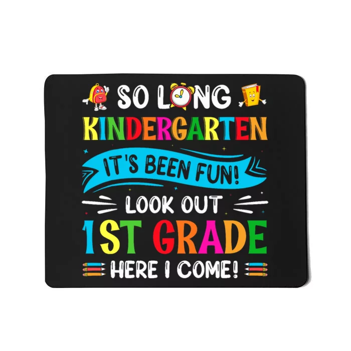 Back to School Boy First Day ofKindergarten 1st Grade Come Mousepad