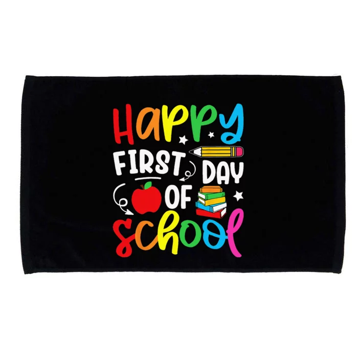 Back To School Teacher First Day Of School Microfiber Hand Towel