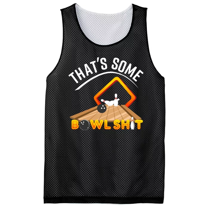 Bowling That Some Bowlshit Mesh Reversible Basketball Jersey Tank