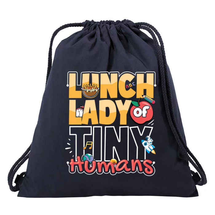 Back To School Lunch Lady Appreciation Gifts Drawstring Bag