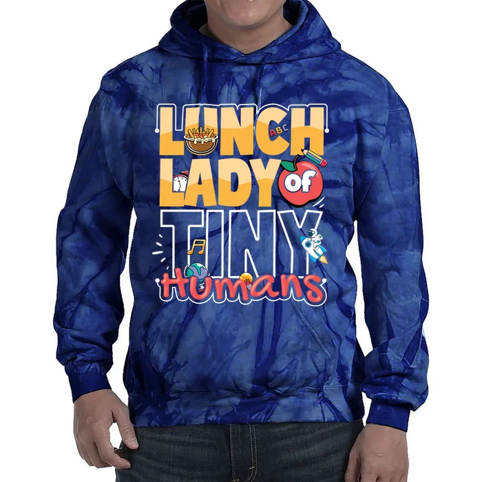 Back To School Lunch Lady Appreciation Gifts Tie Dye Hoodie