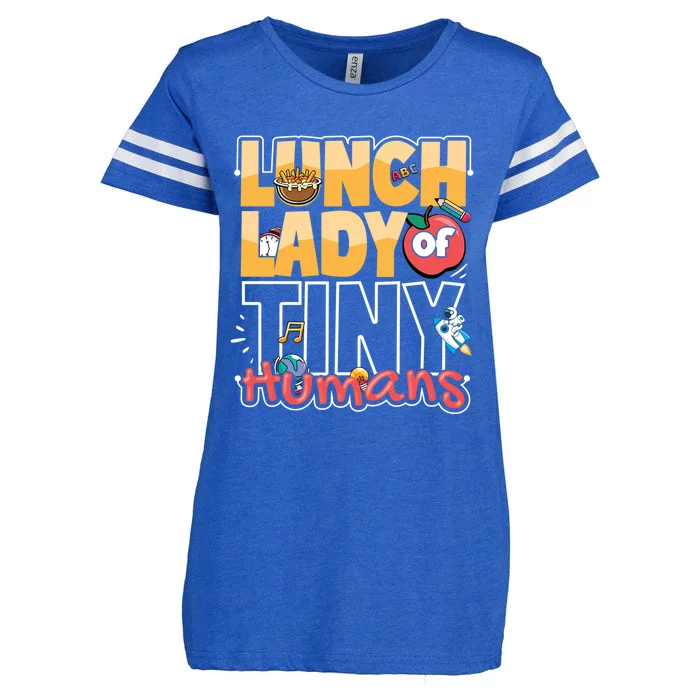 Back To School Lunch Lady Appreciation Gifts Enza Ladies Jersey Football T-Shirt