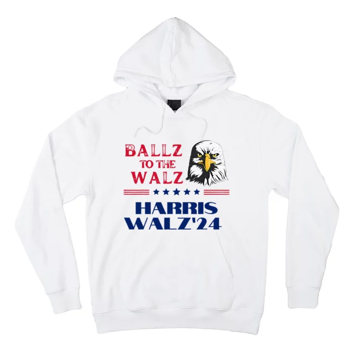 Ballz To The Walz Harris Waltz 2024 Election Hoodie