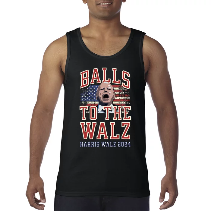 Balls To The Walz Harris Walz 2024 Tank Top