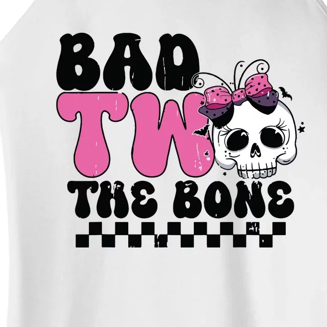 Bad Two The Bone Birthday 2nd Halloween Birthday Women’s Perfect Tri Rocker Tank