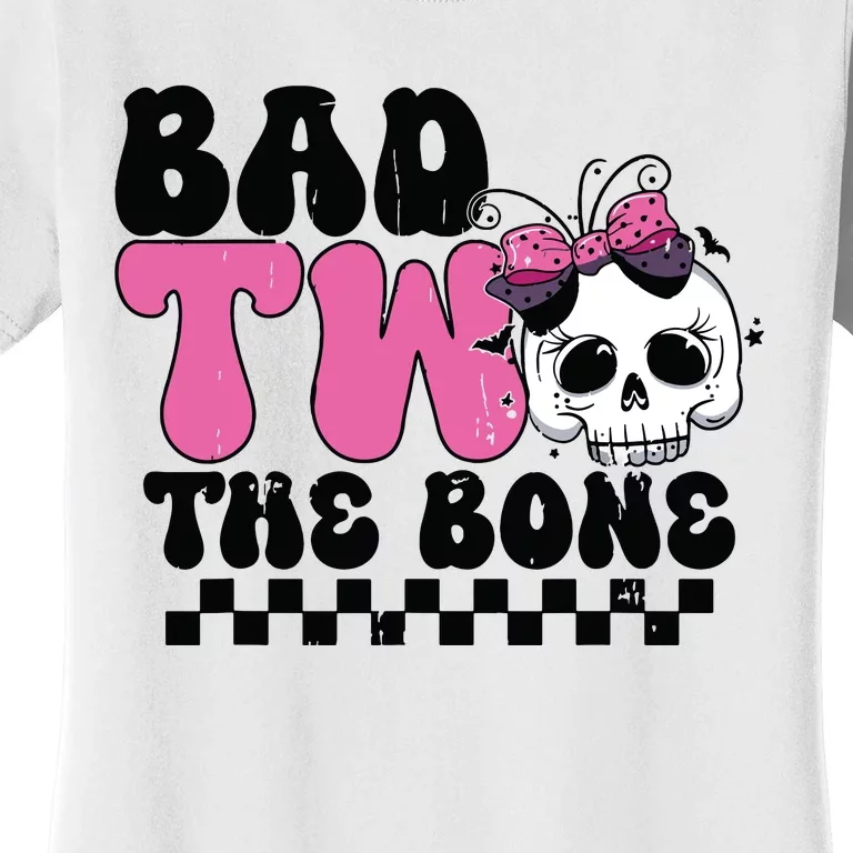 Bad Two The Bone Birthday 2nd Halloween Birthday Women's T-Shirt