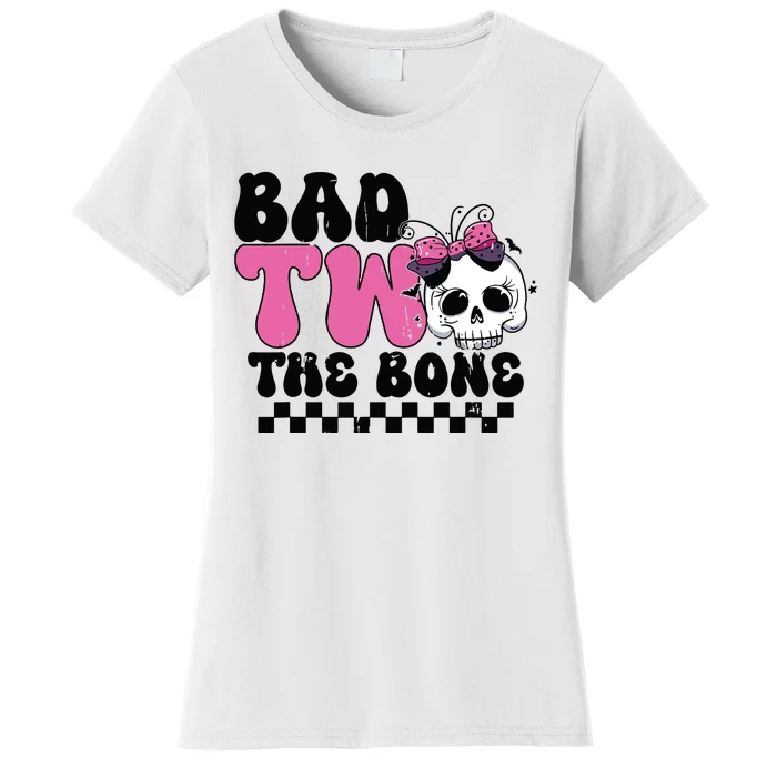 Bad Two The Bone Birthday 2nd Halloween Birthday Women's T-Shirt