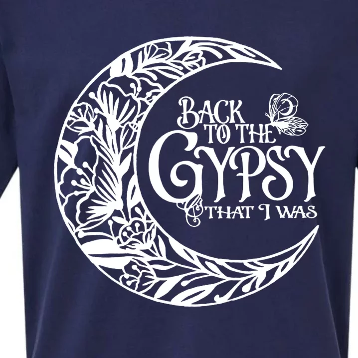 Back To The Gypsy That I Was Sueded Cloud Jersey T-Shirt