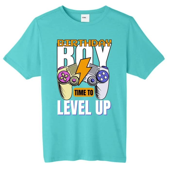 Birthday Time To Level Up Video Game Birthday Gamer Gift ChromaSoft Performance T-Shirt