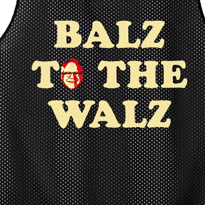 Balz To The Walz Harris Walz 47 President 24 Election Mesh Reversible Basketball Jersey Tank