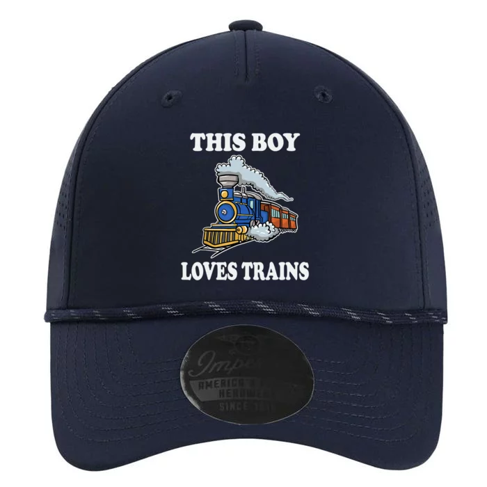 Boy Toddlers This Boy Loves Trains Wagon Lover Gifts Performance The Dyno Cap