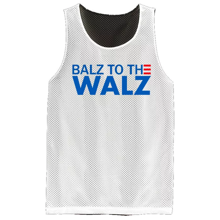 Balz To The Walz Harris Walz 2024 Mesh Reversible Basketball Jersey Tank