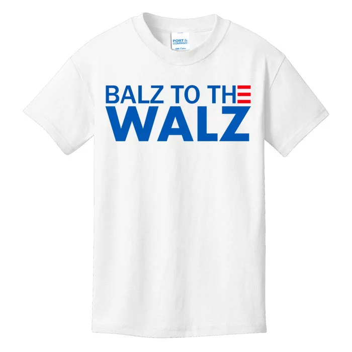 Balz To The Walz Harris Walz 2024 Kids T-Shirt