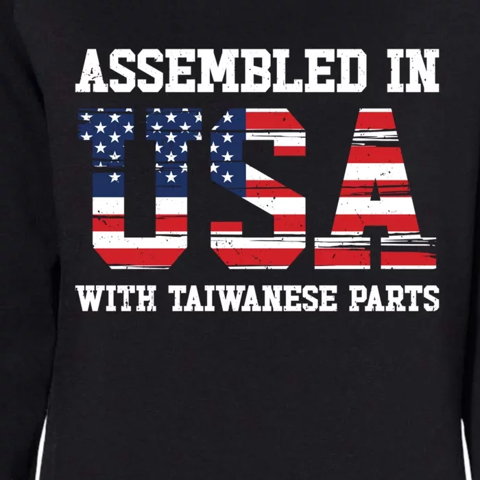 Born Taiwanese Taiwan American Usa Citizenship Great Gift Womens California Wash Sweatshirt