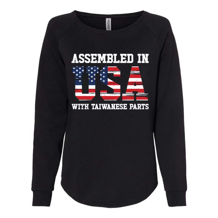 Born Taiwanese Taiwan American Usa Citizenship Great Gift Womens California Wash Sweatshirt