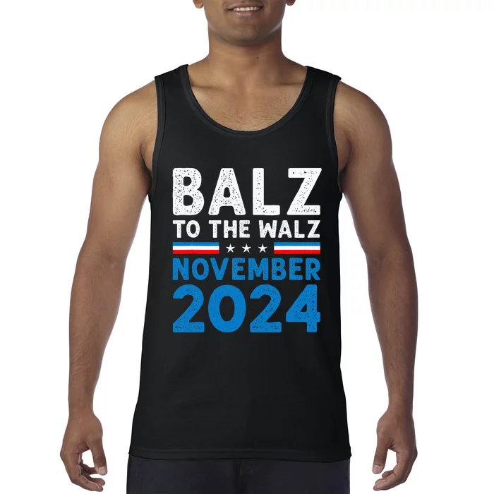 Balz To The Walz Kamala Harris Tim Walz 2024 Tank Top