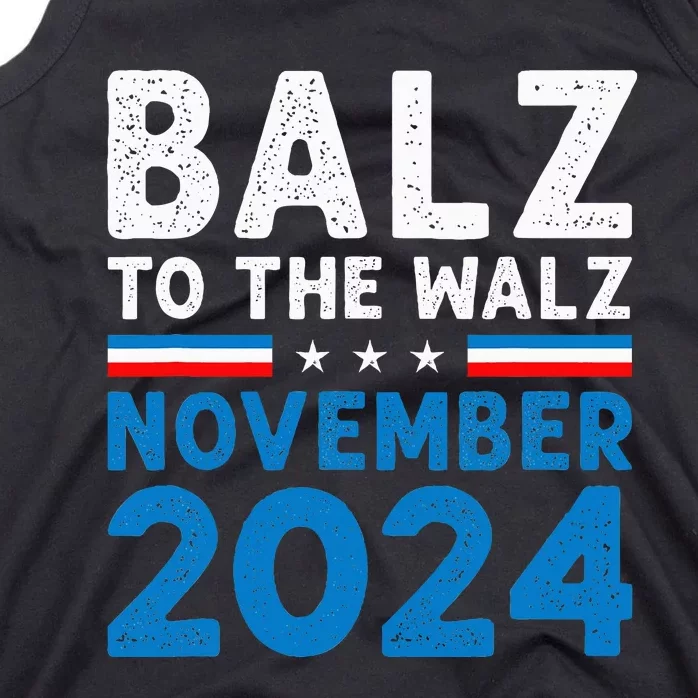 Balz To The Walz Kamala Harris Tim Walz 2024 Tank Top