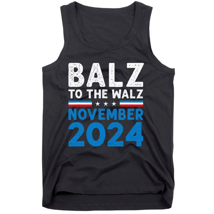 Balz To The Walz Kamala Harris Tim Walz 2024 Tank Top