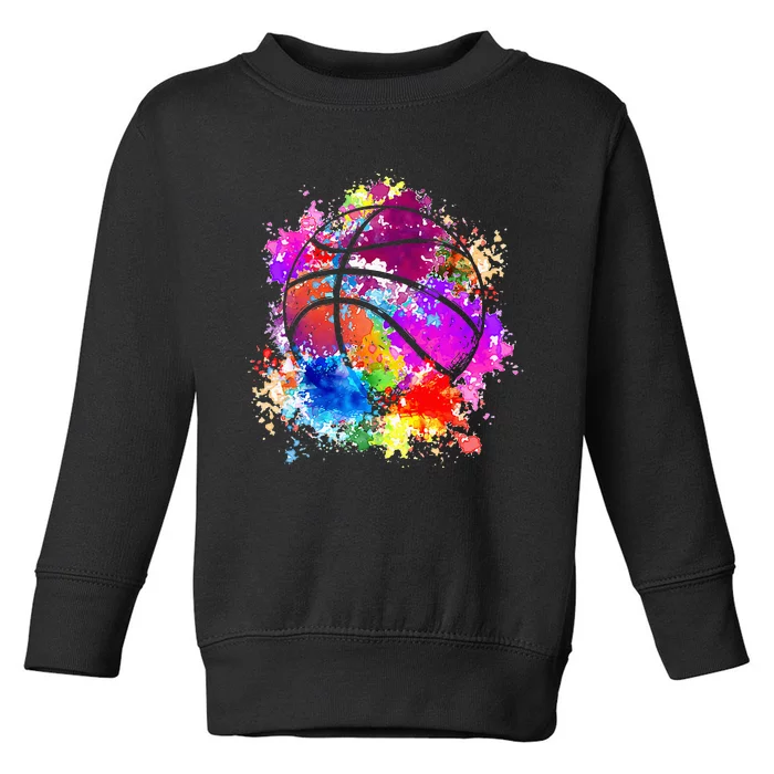 Basketball Teenagers Teens Women Baller Dunking Toddler Sweatshirt