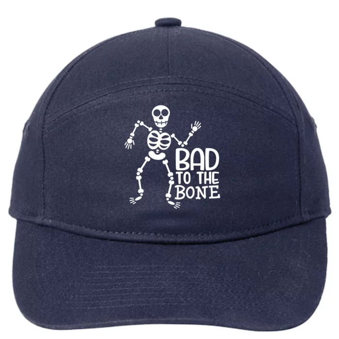 Bad To The Bone 7-Panel Snapback Hat