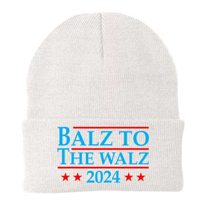 Balz To The Walz 2024 Kamala Harris Tim Waltz Election Knit Cap Winter Beanie