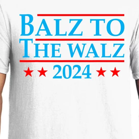 Balz To The Walz 2024 Kamala Harris Tim Waltz Election Pajama Set