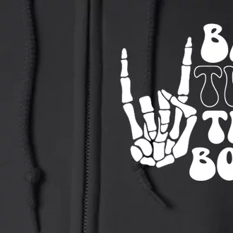 Bad Two The Bone Birthday 2nd 2 Years Old Birthday Boy Girl Full Zip Hoodie