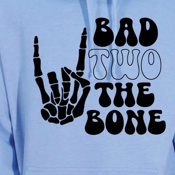 Bad Two The Bone Birthday 2nd 2 Years Old Birthday Boy Girl Unisex Surf Hoodie