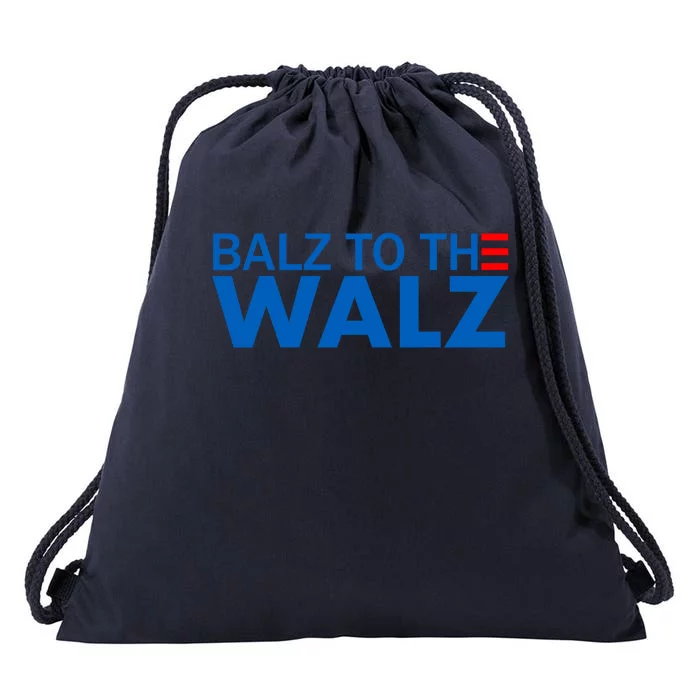 Balz To The Walz 2024 Kamala Harris Tim Waltz Election Drawstring Bag