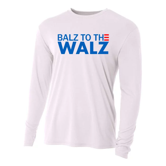 Balz To The Walz 2024 Kamala Harris Tim Waltz Election Cooling Performance Long Sleeve Crew