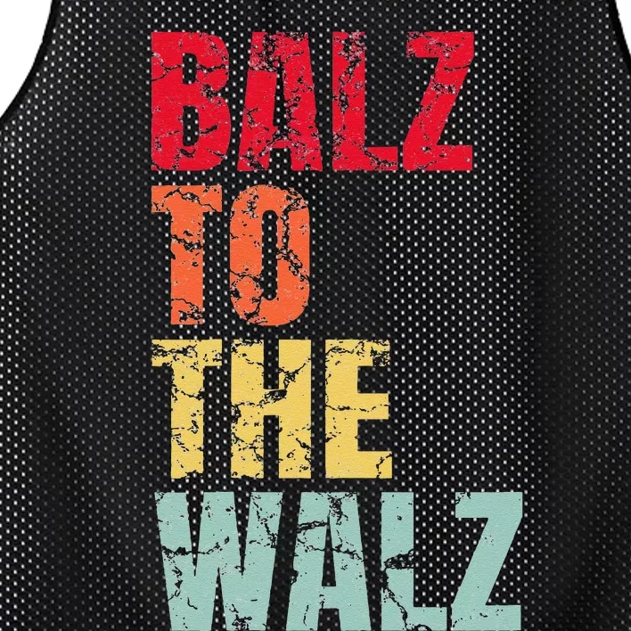 Balz To The Walz Harris Walz 2024 Gift Mesh Reversible Basketball Jersey Tank