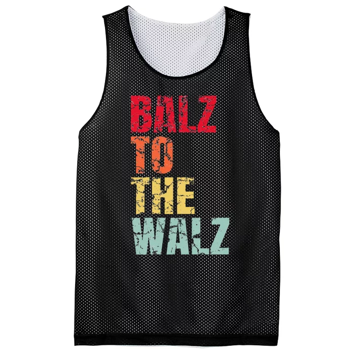 Balz To The Walz Harris Walz 2024 Gift Mesh Reversible Basketball Jersey Tank