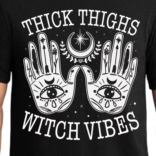 Boho Thick Thighs Witch Vibes Pajama Set