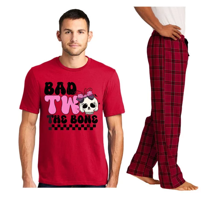 Bad Two The Bone Birthday 2nd Halloween Birthday Pajama Set