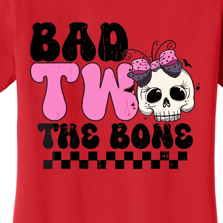 Bad Two The Bone Birthday 2nd Halloween Birthday Women's T-Shirt