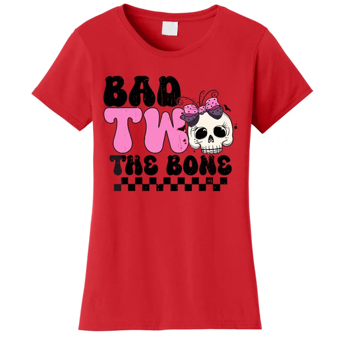 Bad Two The Bone Birthday 2nd Halloween Birthday Women's T-Shirt