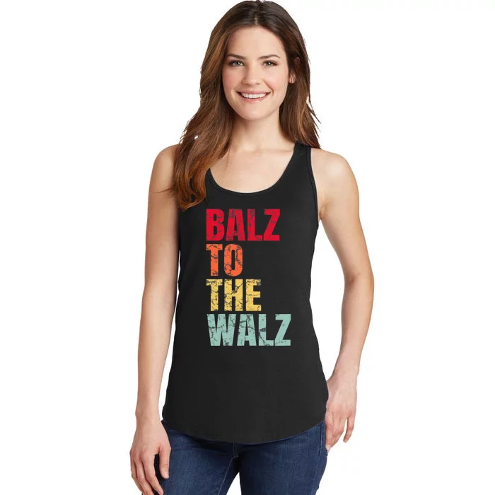 Balz To The Walz Harris Walz 2024 Ladies Essential Tank