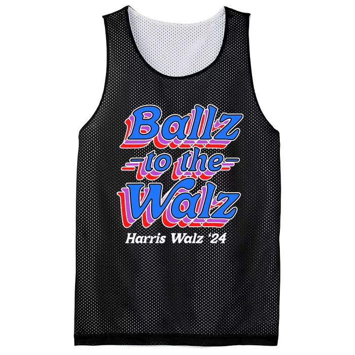 Ballz To The Walz Harris Walz 2024 Mesh Reversible Basketball Jersey Tank