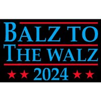 Balz To The Walz 2024 Kamala Harris Tim Waltz Election Bumper Sticker