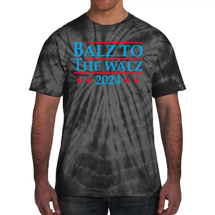 Balz To The Walz 2024 Kamala Harris Tim Waltz Election Tie-Dye T-Shirt