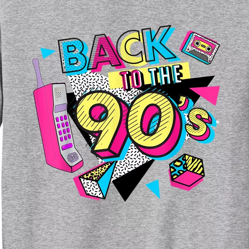 Back To The 90s Outfits Retro Costume Party Cassette Tape Sweatshirt