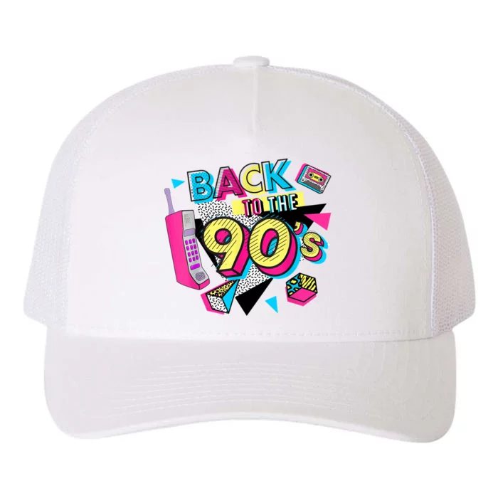 Back To The 90s Outfits Retro Costume Party Cassette Tape Yupoong Adult 5-Panel Trucker Hat