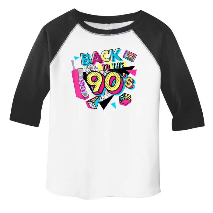 Back To The 90s Outfits Retro Costume Party Cassette Tape Toddler Fine Jersey T-Shirt