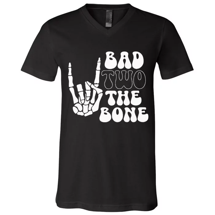 Bad Two The Bone Birthday V-Neck T-Shirt