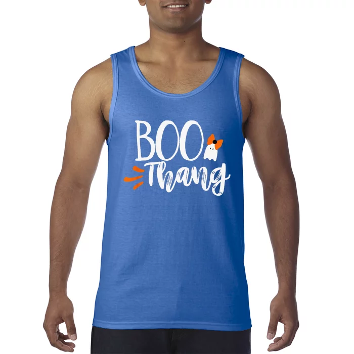 Boo Thang Thing Cute Halloween Ghosts Bow Gift Tank Top